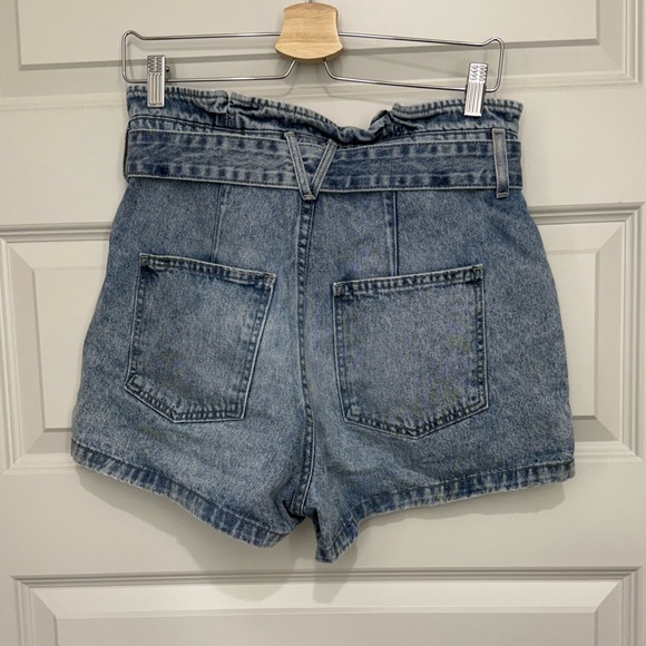 Veronica Beard Nori Paper-bag high waist shorts - Picture 8 of 11